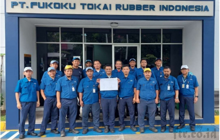 Para Karyawan PT Fukoku Tokai Rubber Indonesia 